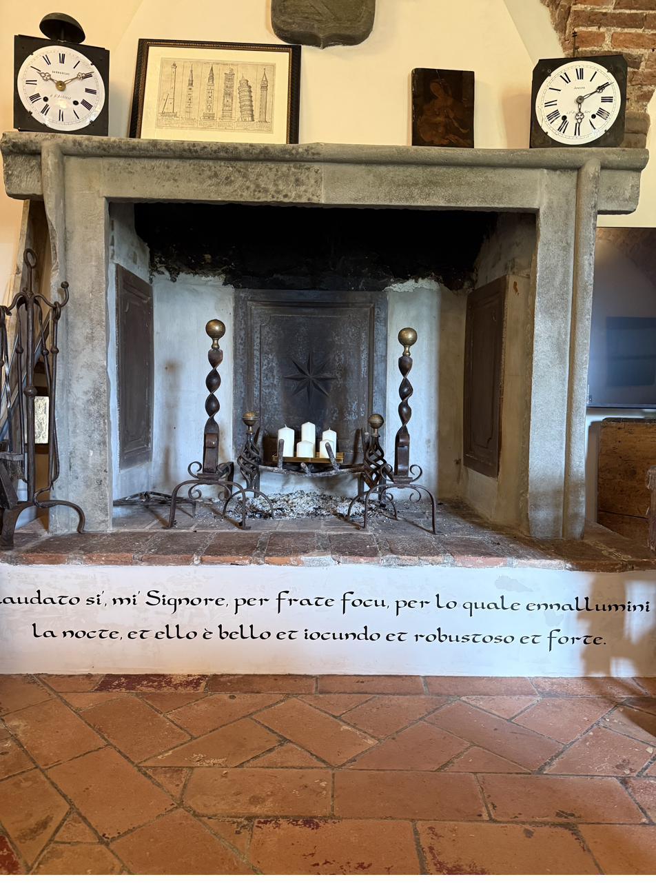 Il camino della torre